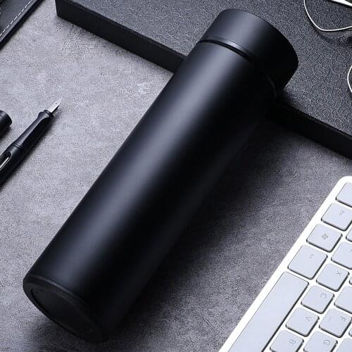 Smart Insulation Cup Stainless Steel Temperature Display Travel LCD Students Leak Proof Supplies Intelligent Thermos Cup