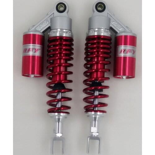 Universal new 320mm 7mm spring motorcycle fork shock absorber assy for HONDA CB350 CB500K red+silver