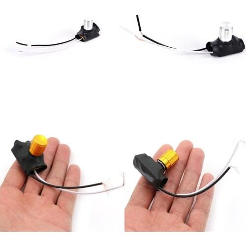 High Quality 2 Way 220V 1A/3A Gold/Silver Tone Table Lamp Full Range Dimmer Rotary Switch