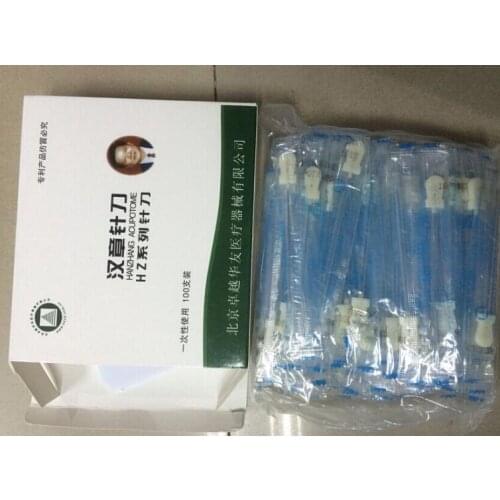 0.4/0.5/0.6/0.8mm hanzhang acupotome sterile acupuncture needles blade excellence ultrafine needle knife needle