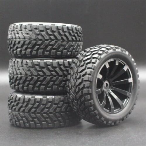 1/16 Off-road Car Tires HuanQi 734 1/10 Racing Tires HSP 94123 94122 D4 FW06 75MM*31MM Tires Strong Grip 601
