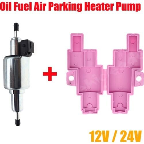 12V/24V Fuel Pump 1KW-5KW Oil Fuel Air Parking Heater Pump Electronic Pulse For Car Air Diesels Fuel Pump Cover Holder Bracket
