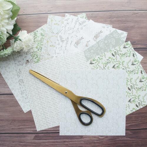 20sheets DIY 10 style 15.2*15.2cm Romantic garden theme craft paper as scrapbooking creative paper handmade gift use