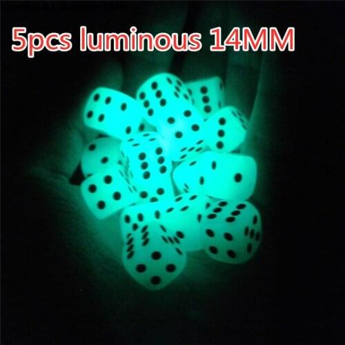 5/6Pcs Dice Set Luminous Dice Erotic Craps Night Lights Funny Game Dices With A Dice Set