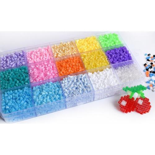 7000Pcs Hama Beads 2.6mm Macaron Fuse Beads Mini Jigsaw Puzzle 3D For Children Abalorios Perler Fuse Beads Diy Toys For Kids
