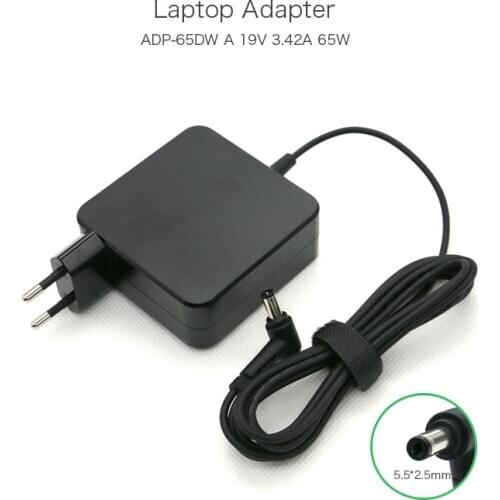 New 19V 3.42A 65W 5.5*2.5mm ADP-65DW A ADP-65GD B PA-1650-93 Laptop Power Supply For ASUS X401 X450CA X502CA X550CA Ultrabook