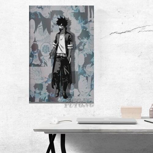 Dabi My Hero Academia BNHA Anime MHA Decoration Prints Canvas Home Decor Dorm Living Room Bedroom Poster Painting Wall Art