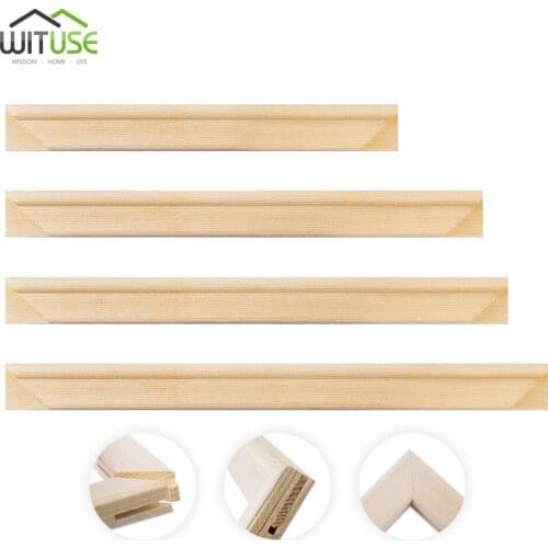 Wood Photo Frame Strips DIY collage Art Poster Stretcher For Diamond Canvas Frame Bar painting Oil Wall Picture home decoration