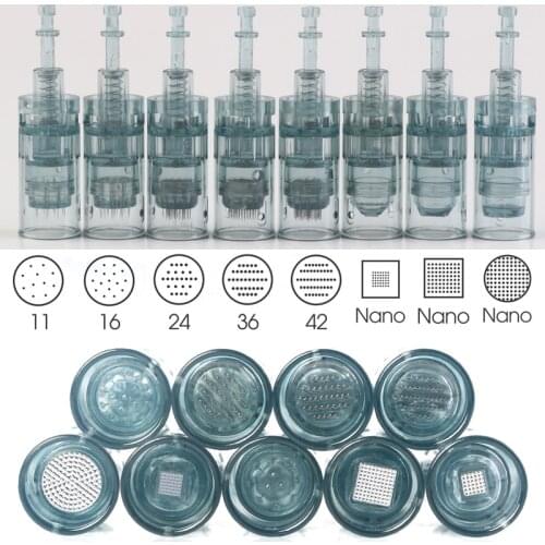 ULTIMA M8 Dr.Pen Derma Pen Cartridge Needle Microneedling MTS 11 16 24 36 42 Pins 3D Nano 5D Square Round Skin Care Drpen M8-W/C