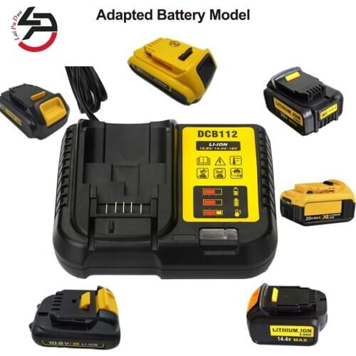 Good Quality DCB112 Li-Ion Battery Charger For Dewalt 10.8V 12V 14.4V 18V Dcb101 Dcb140 Dcb105 DCB112