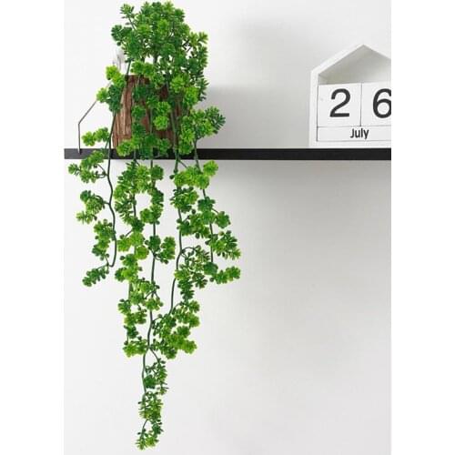 Artificial Vine Wall Hanging Fake Flowers Decorative Simulation Green Plants for decorating wedding party garden Artificial Vine