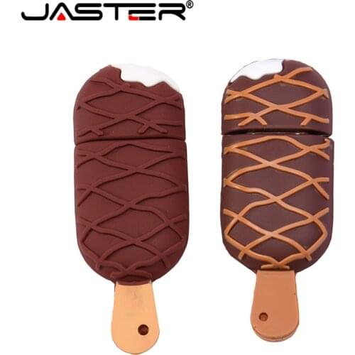 JASTER USB 2.0 ice cream pen drive 4GB 64GB 16GB 32GB Popsicle usb flash drive delicious memory Stick cartoon pendriver gift