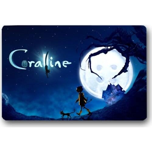 Coraline Doormat Custom Floor Mat Rug Indoor Outdoor Bathroom Mats Soft Anti-Slip Carpet