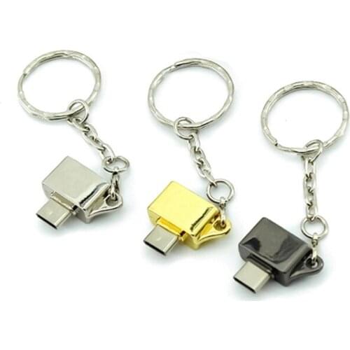 Metal USB Type-C Male To USB 2.0 for Samsung S9 USB-C Type-C OTG Adapter for Huawei Honor Mate P20 P30 Mouse Keyboard Disk Flash