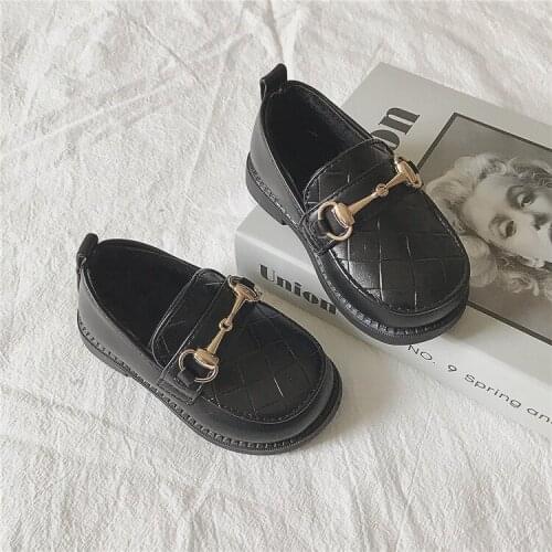 Kids Shoes Girls Shoes PU Leather Shoes British Style Girls Princess Dress Shoes Flats Loafers Girls Toddler Mary Jane Shoes