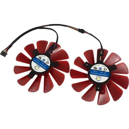 2pcs/set GPU Cooler FY09010H12LPA CF9010H12S FDC10U12S9-C For HIS RX 570 XFX RX570 Video Graphics Card Cooling