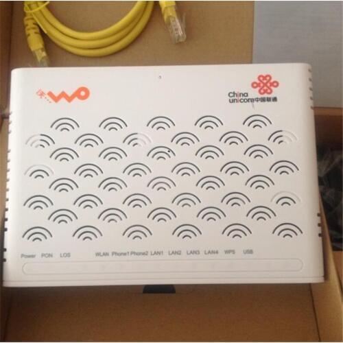 Original ZTE ZXA10 F627 GPON OUN ,with 4 lan port + 2 voice port and WIFI, English Version