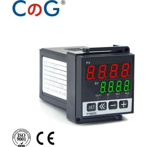 CG PY9000G 48*48mm Choice of Fahrenheit OR Celsius K Type Single Input 220V 1200 Degree Programmable PID Temperature Controller