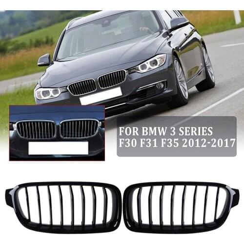 Car Front Bumper Kidney Grille Grill Fit For BMW 3 Series F30 F31 F35 2012 2013 2014 2015 2016 2017 Car Styling Car Accessories