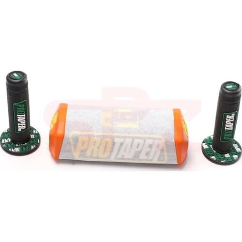 Handle Grips with Pro Taper Handlebar Pad Fat Bar Chest Protector Cross Fit 1-1/8 handle bar motorcycle Dirt bike pit bike