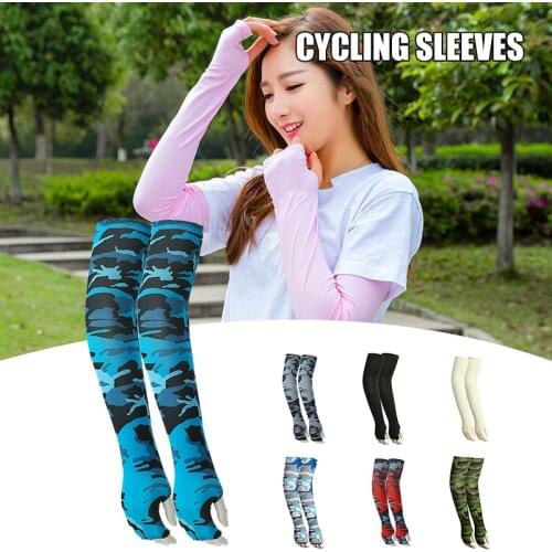 Sports Arm Sun Sleeves Set Sun Protection Long Cooling Sleeves Set Outdoor Activities Protect Supplies Equipment Mangas