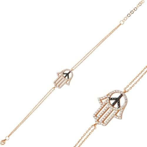 Tevuli 925 Sterling Silver Fatma Hand Womens Bracelet