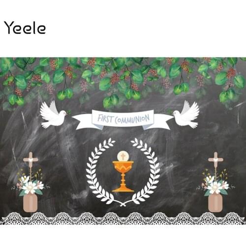 Yeele Photocall First Communion Backdrop Party Decor Peace Dove Baby Shower Background Photography Photographic For Photo Studio