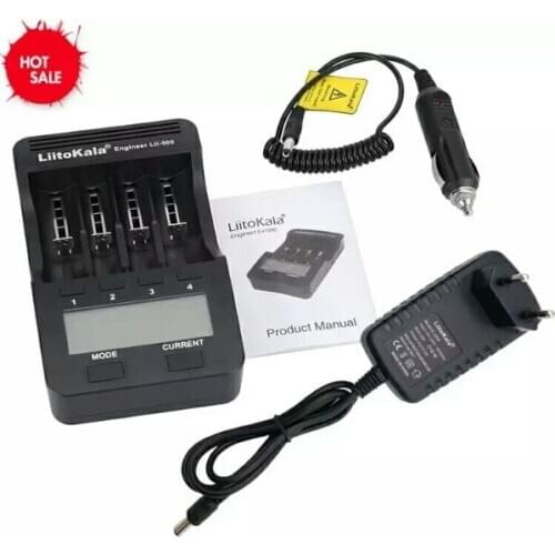 New Liitokala lii500 LCD Charger for 3.7V 18650 26650 18500 Cylindrical Lithium Batteries,1.2V AA AAA NiMH Battery Charger