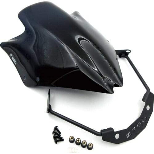 1 Set New Motorcycle Windshield Bubble Windscreen Deflectors Protector Fit For Kawasaki Z750 Z750R 2007 2008 2009 2010 2011 2012