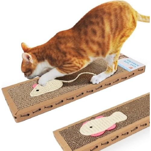 1 Pc Sisal Cat Toy Scratch Board Pad Cats Climber Bed Pet Interactive Scratcher Play Scratch Bite Toys Cat Accessories mascotas