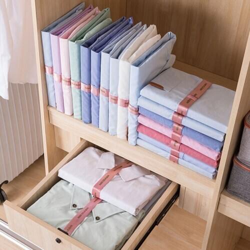 10Pcs/Set Lazy Plastic Clothes Organizer T-shirt Folder Clothespins Closet Fast Speed Organize Storage Clothe Peg Cloth Board