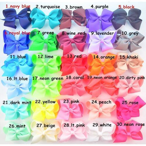 35 pcs / lot , 11 cm ribbon bow , satin bow for apparel hair headwear accessories