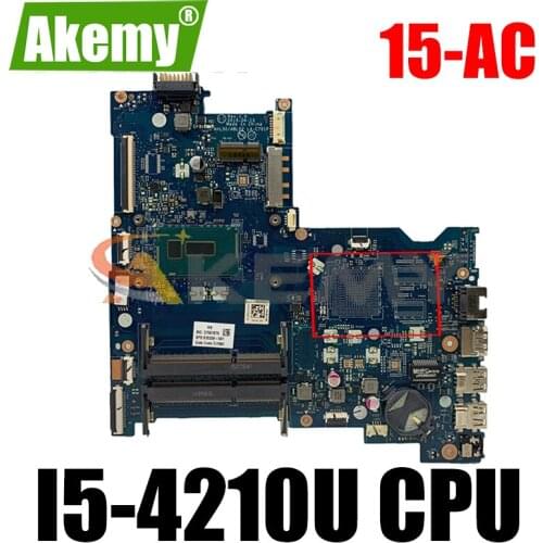 839543-601 839543-501 For HP Pavilion 15-AC TPN-C125 I5-4210U Laptop Motherboard LA-C701P SR1EF DDR3 Notebook Mainboard