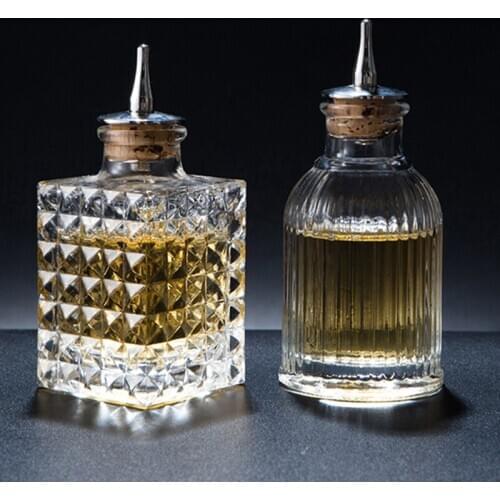 Free Shipping Bitter Bottle With Pourer 2Pieces Empty Bottle with Pourer