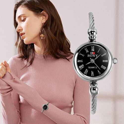 SOXY Luxury Women Watches Female Clock Quartz Wristwatch Fashion Roman Numeral Dial Ladies Wrist Watch Times reloj mujer 2021