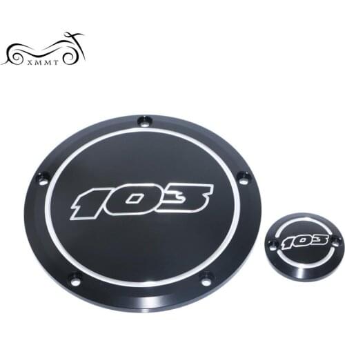Motorcycle 103 Derby Cover Cluth Timing Timer For Harley Touring Road King Softail Dyna Super Glide
