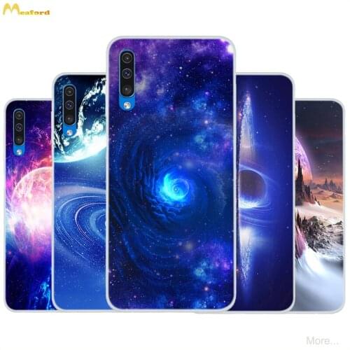 Case For Samsung Galaxy A50s A51 Case Silicone Flowers Soft Back Cover For Samsung A60 A 51 A 50 A50S Case 2019 Space TPU Bumper