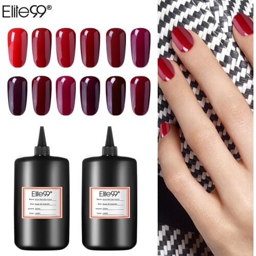 Elite99 30ml/60ml/100ml/250ml Wine Red Series Gel Nail Polish Nail Lacquer Enamel UV LED Soak Off Gel Polish Nail Art Manicure