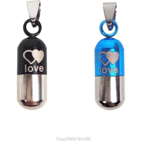 Anti-Lost Pet Identity Card Tube Dog Cat ID Tags Address Label Storage Capsule with Love Letter Pattern O07 20 Dropship