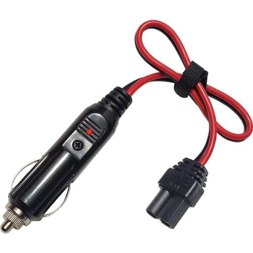 JKM Fireproof Durable Bakelite Car Cigarette Lighter Revolution EC5 Female Cable For Charge Mobile Power Banks