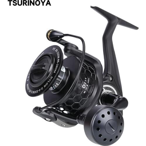 TSURINOYA Full Metal Spinning Fishing Reel TSP 7000 Saltwater Anti-corrosion Jigging Reel Large Drag 20KG Boat Trolling Coil