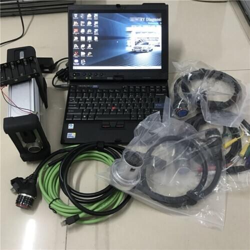 MB Star C5 SD Connect C5 add HHT software 2020.12 Laptop X200T MB Professional Auto Diagnosis tool with WIFI Diagnose Scanner