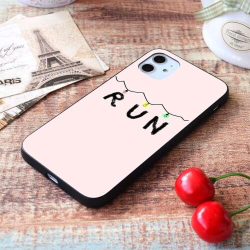 For iPhone Run - Stranger Things Fairy Lights Soft TPU Border Apple iPhone Case