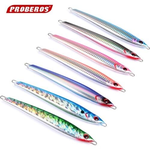 PROBEROS 250G 17CM Big Lead Metal Spoon Jig Head Fishing Lures Hard Bait Jigging Lure Pesca Artificial Jerkbait Fish Bait