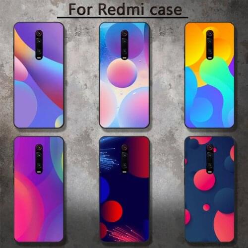 Simple and colorful Phone Case for RedMi 5 5plus 6 Pro 6A S2 4X GO 7A 8A 7 8 9 K20 case