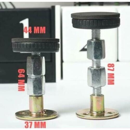 Adjustable Threaded Bed Frame Anti-shake Tool Telescopic Support for Room Wall FU