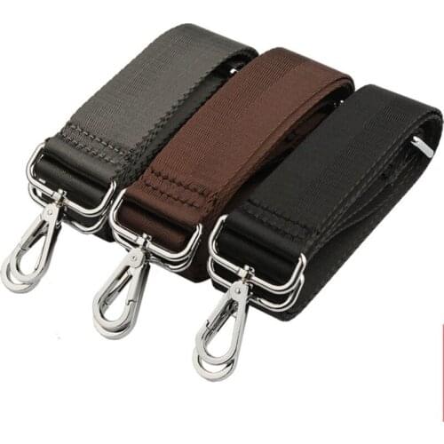 Adjustable Handbag Shoulder Crossbody Strap Replacement with Metal Buckle Laptop Bags Accessories
