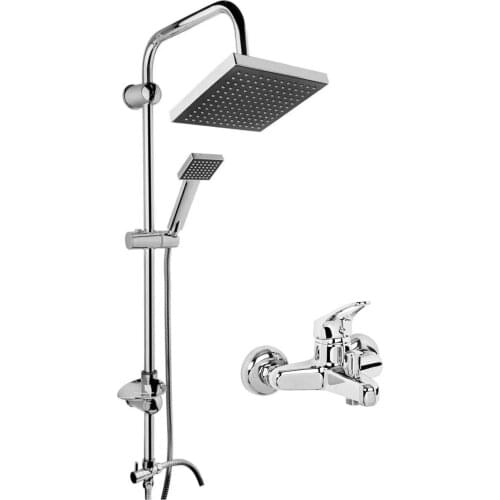 Robot Square Hill Shower System Multi-Function Sprinkler Shower Set Hungry Kapa Bathroom Battery-operated
