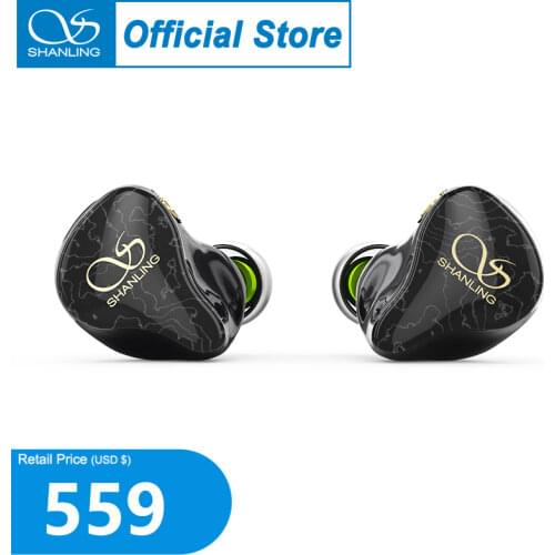 Shanling ME700 1DD+4BA Five Hybrid Driver In-ear Earphone IEM with Triple-Bore Design 3D Printed Shell MMCX Octa-core cable