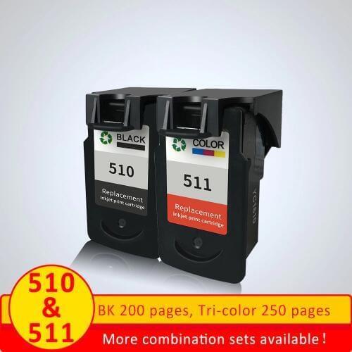 Xiangyu PG510 CL511 Ink Cartridge Replacement for Canon PG 510 pg-510 CL 511 for MP240 MP250 MP260 MP280 MP480 MP490 IP2700MP499